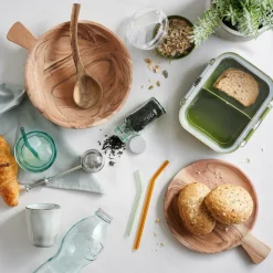 Plats À Servir^CASA ACACIA CHIC Assiette Avec Manche Naturel