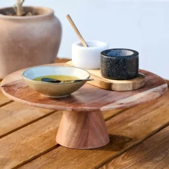 Tables À Manger^CASA ACACIA Pieds De Table V Set De 2 Naturel