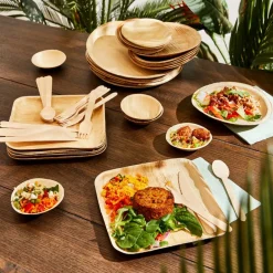 Assiettes^CASA ARECA LEAF Assiettes Set De 6 Naturel