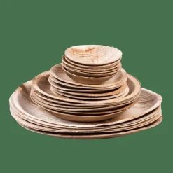 Assiettes^CASA ARECA LEAF Bols Set De 6 Naturel
