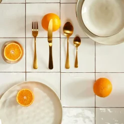 Ménagères^CASA AXELLE Couverts 16 Pièces Doré