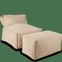 Fauteuils|Poufs^CASA BAGIE Fauteuil Pouf Poire Beige