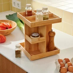 Paniers Tiroirs^CASA BAMBOO Organisateur Naturel