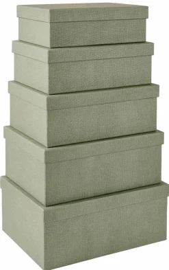 Paniers Tiroirs^CASA BIGSO Organisateur Tiroir 5 Pièces Menthe