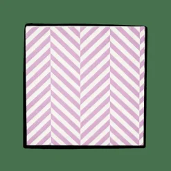 Serviettes^CASA CHEVRON Set De 20 Serviettes Mauve