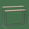 Consoles^CASA COMBO Table Murale Set De 2 Naturel