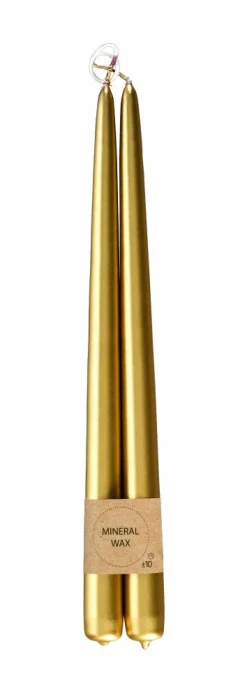 Bougies^CASA DUO Bougies Dîner Set De 2 Brun