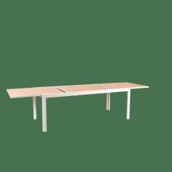 Tables De Jardin^CASA ETHAN Table Extensible Blanc, Naturel