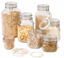 Bocaux^CASA FIDO Anneau Pour Pot Blanc