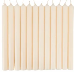 Bougies^CASA FINA Bougies Set De 12 Blanc