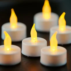 Bougies^CASA FLAME Bougies Chauffe-plat Set De 30 Blanc