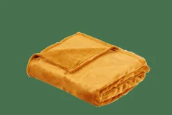 Plaids^CASA FLANELLA Plaid Jaune Foncé