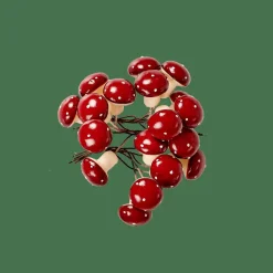 Figures Déco^CASA FOAM Champignon Déco Rouge Foncé