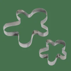 Moules^CASA GINGERBREAD Emporte-pièces Set De 2 Argent