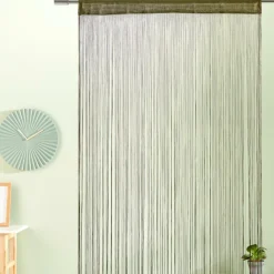 Halloween|Rideaux^CASA GREEN Rideau à Franges Vert