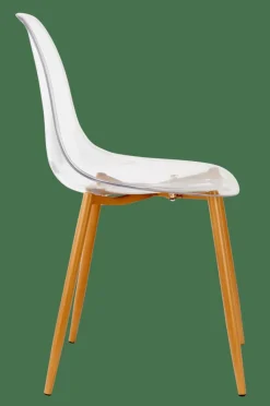 Chaises De Salle À Manger^CASA ICE Chaise Salle à Manger Transparent, Naturel