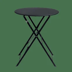 Tables Bistrot|Tables De Jardin^CASA IMPERIAL Table Pliante Rond Noir
