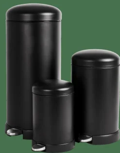 Poubelles De Cuisine^CASA INDUSTRIA Poubelle à Pédale 12 L Noir