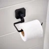 Accessoires Wc^CASA INDUSTRIA Porte-rouleau WC Avec Ventouse Noir