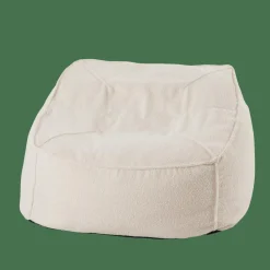 Canapés^CASA JACKI Fauteuil Pouf Poire Blanc