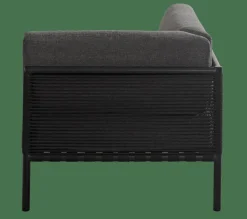 Salon De Jardin^CASA JUMBO Fauteuil De Coin Noir