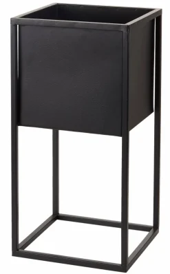 Supports Pour Plantes^CASA LARGO Pot De Fleurs Noir