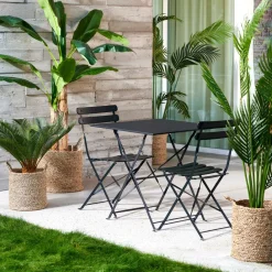 Chaises De Jardin^CASA LOIC Chaise Noir