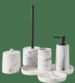 Accessoires Lavabo^CASA LUNA Boîte à Coton Avec Couvercle Blanc