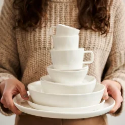 Assiettes^CASA MAREA Assiette Creuse Blanc