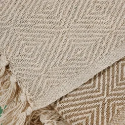 Plaids^CASA MIMI Plaid Brun Clair