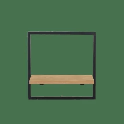 Étagères Murales^CASA MIX&MATCH Étagère à Suspendre Noir, Naturel