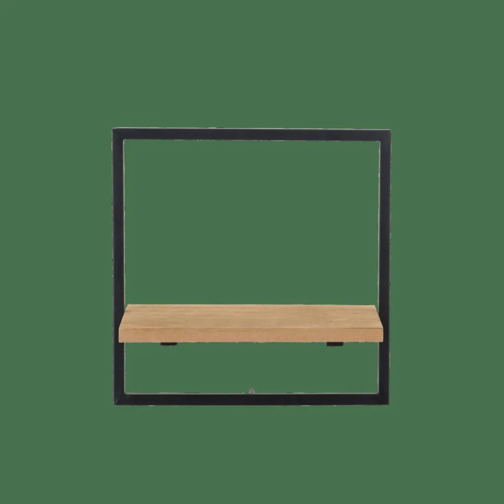 Étagères Murales^CASA MIX&MATCH Étagère à Suspendre Noir, Naturel