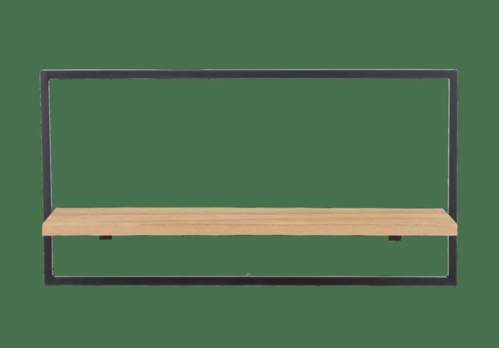 Étagères Murales^CASA MIX&MATCH Étagère à Suspendre Noir, Naturel