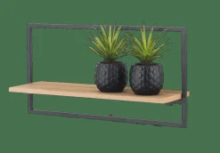 Étagères Murales^CASA MIX&MATCH Étagère à Suspendre Noir, Naturel