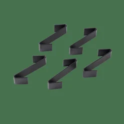 Decoration Murale^CASA MODULAR 5 Crochets S Noir