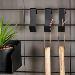 Decoration Murale|Étagères Murales^CASA MODULAR Set De 7 Crochets Noir