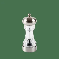 Pots À Épices^CASA MOLINO Moulin à Poivre Et à Sel Argent, Transparent