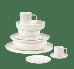 Assiettes^CASA MOON Assiette à Dessert Blanc