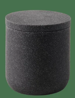 Accessoires Lavabo^CASA MOON Boîte à Coton Avec Couvercle Gris Foncé