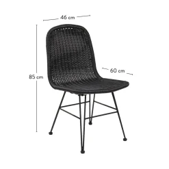 Tables À Manger^CASA NEW OAK Pieds De Table A Noir