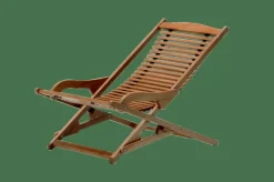 Chaises Relax^CASA NEW VIP Chaise Relax Sans Repose-pied Naturel