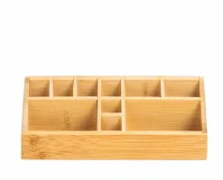 Accessoires Lavabo^CASA ORGANOO Boîte à Coton Naturel