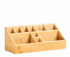 Accessoires Lavabo^CASA ORGANOO Porte-cotons-tiges Transparent, Naturel