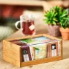Accessoires Thé^CASA PANDA Boîte à Thé 6 Compartiments Transparent, Naturel