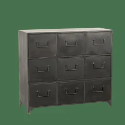 Commodes^CASA PHARMA Meuble De Pharmacie Noir