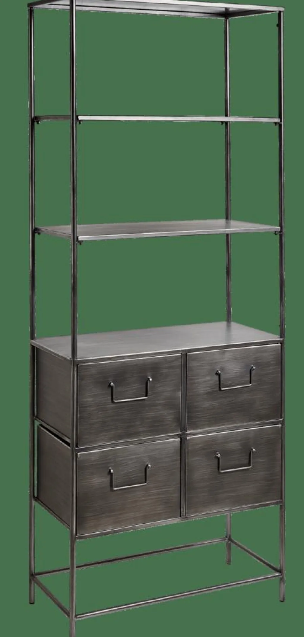 Étagères Murales^CASA PHARMA Étagère Murale Avec 4 Tiroirs Noir