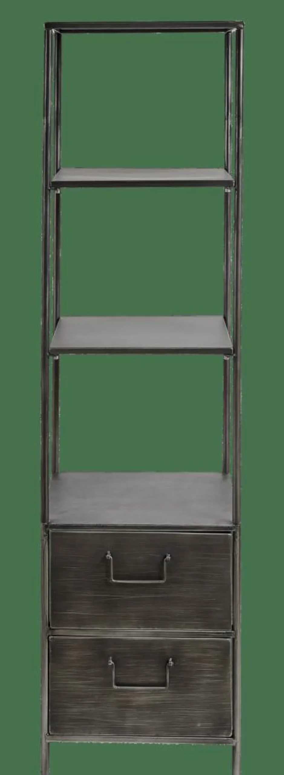 Étagères Murales^CASA PHARMA Étagère Murale Avec 2 Tiroirs Noir