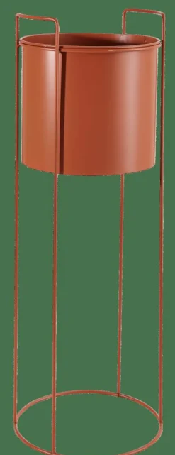 Supports Pour Plantes^CASA PLUTO Pot De Fleurs Terre Cuite