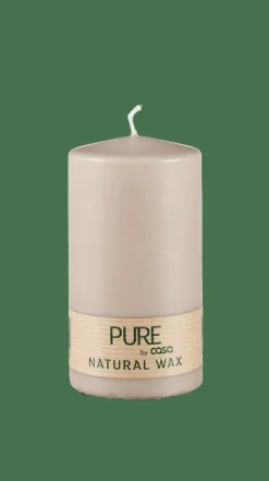 Bougies^CASA PURE Bougie Cylindrique Gris