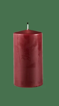 Bougies^CASA PURE Bougie Cylindrique Rouge Foncé